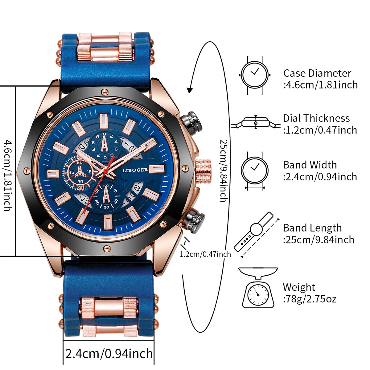 Men's Sports Casual Quartz Watch