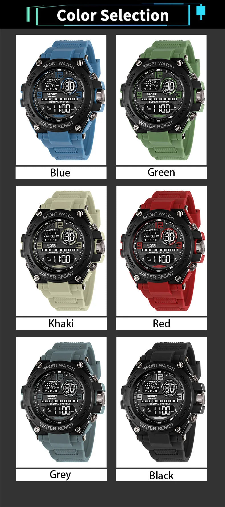 Men's Luxury Electronic Watch