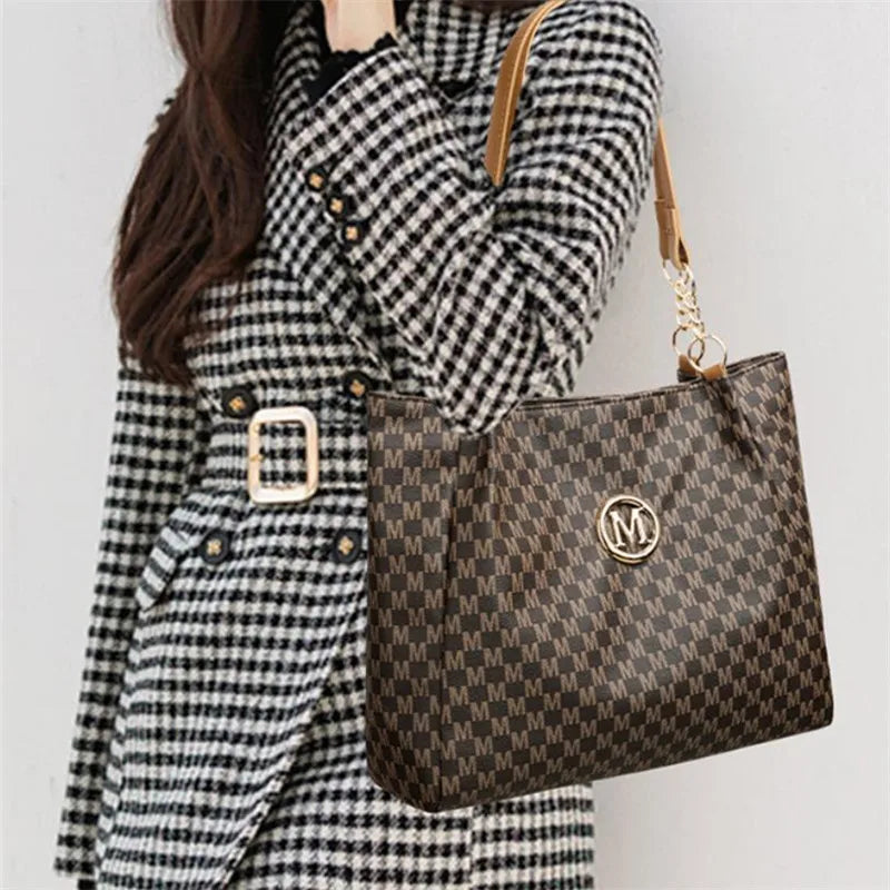 Vintage Geometric Tote Bag