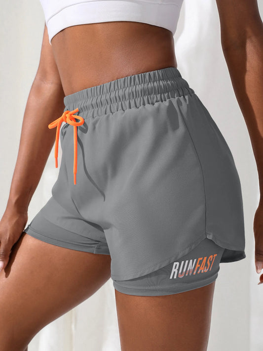 High Rise Sports Shorts