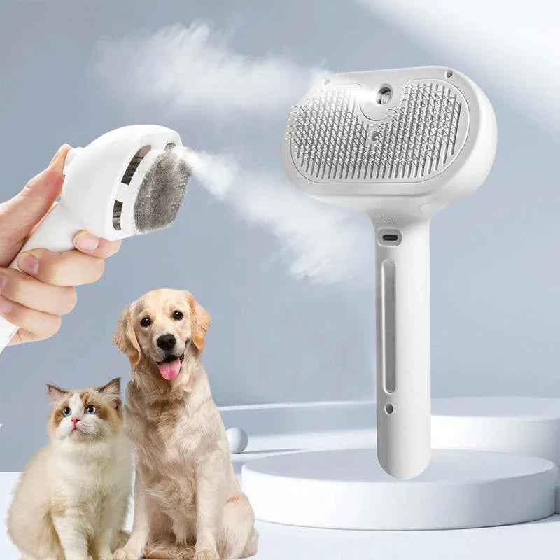 Steamy Dog & Cat  Brush 3 in 1